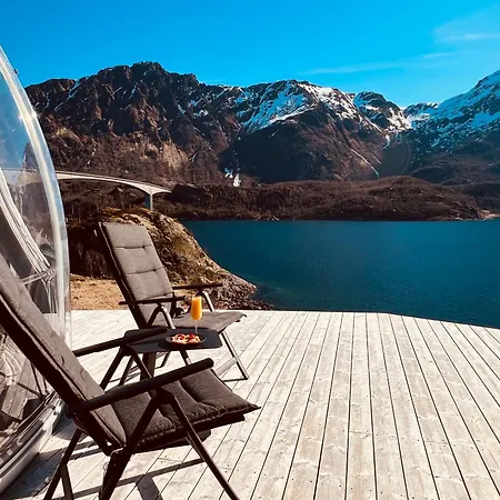 ラグジュアリーテント Lofoten Glamping Dome Myrland